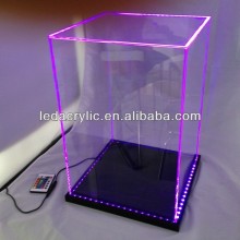LED illuminated acrylic display box
