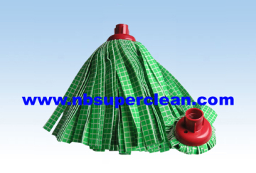 Nonwoven mop head/replaceable mop head