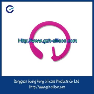 Customized silicone stereo bluetooth ear hook made in Guangdong