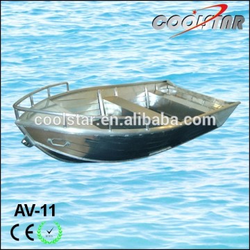 11ft fully-welded bass boat with bow fence
