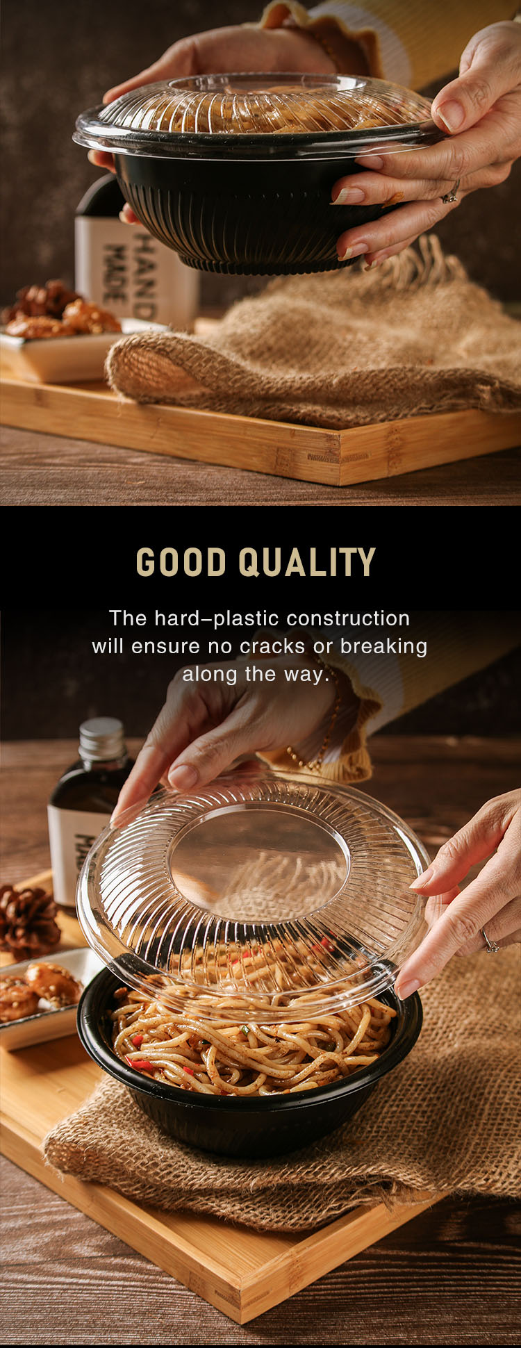 Good Quality The hard-plastic construction will ensure no cracks or breaking along the way
