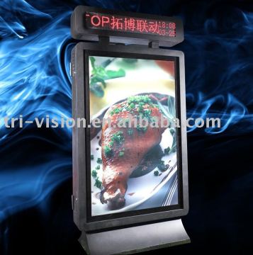 Aluminium Alloy Outdoor scrolling LED light boxes