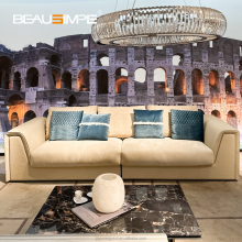 Genuine Leather Velvet Luxury Chesterfield Sofa