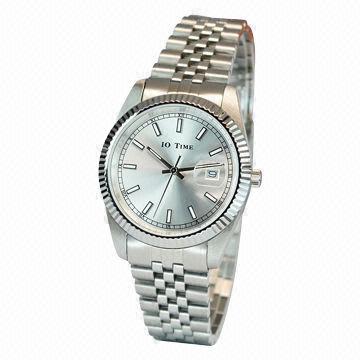 Men Fashion All Steel Watches with Calendar