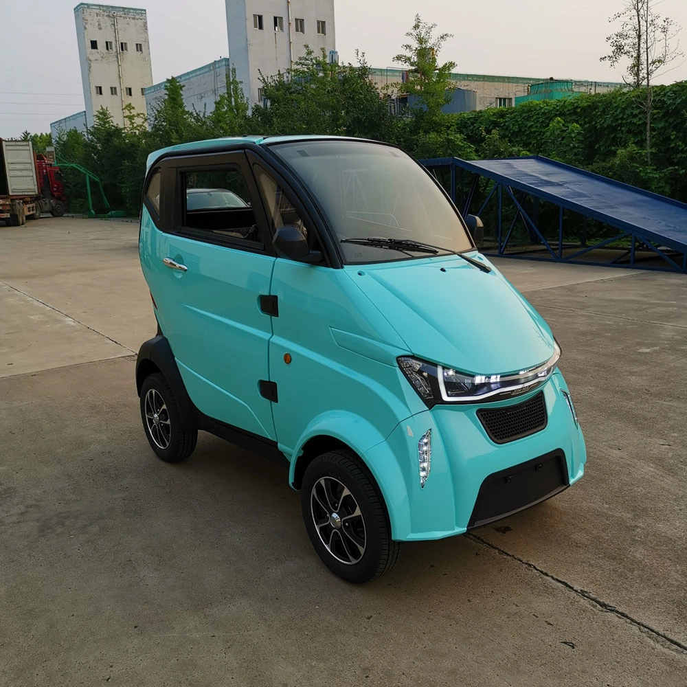 3kw Motor Two Seater Closed Cabin Electric 4 Wheeler EEC Approval