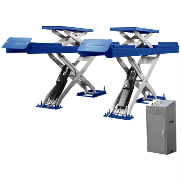 4500kg HXL6945W Grande Roue Alignement Bas-Profil Elevatrice a Ciseaux dans le Sol