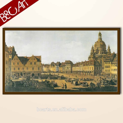 Great wall decor classical places canvas print famous castle oil painting