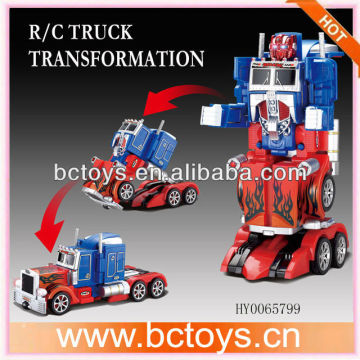 4ch rc tractor trucks rc robot toy changeable robot car HY0065799