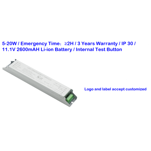 Alimentation à découpage d'urgence à LED de puissance de sortie complète