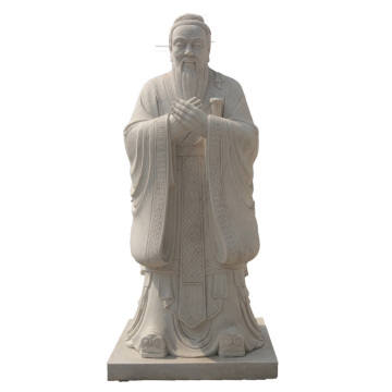 Chinese tradition marble statue Confucius statue for sale
