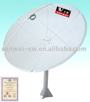 c band 120cm pole mount satellite antenna