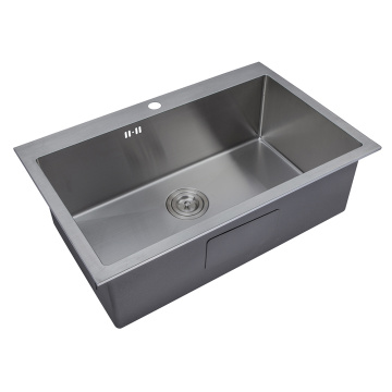 Radius 10 Handmade Kitchen Sinks with Faucet Hole