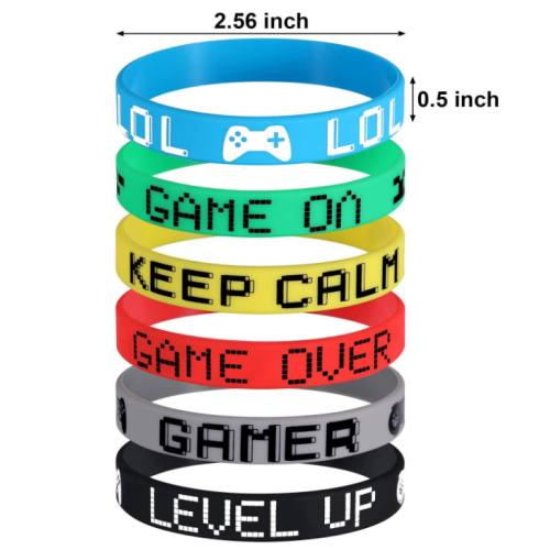 Custom Printing Game Parti Rubber Gelang