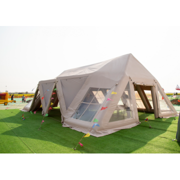 작은 파티를위한 구름을 덮는 모양 팽창 식 야외 텐트