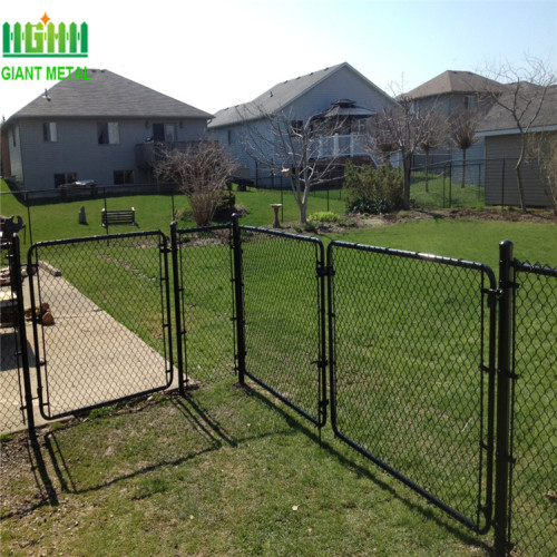 PVC Coated Digunakan Chain Link Fence Gates