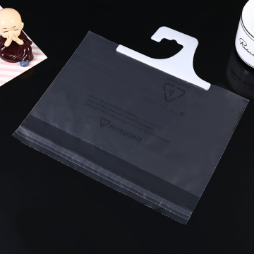 Plastic Hook Clear Pvc Bag