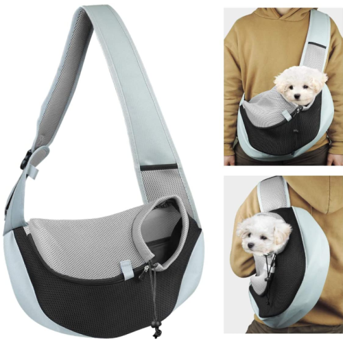 Sling di pet da viaggio in maglia traspirante