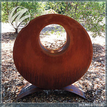 Outdoor Decoration Large Metal Rings Sculpture