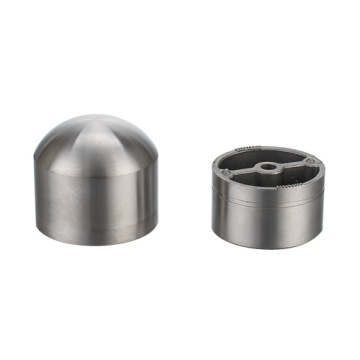 Balustrade wooden stair component end cap