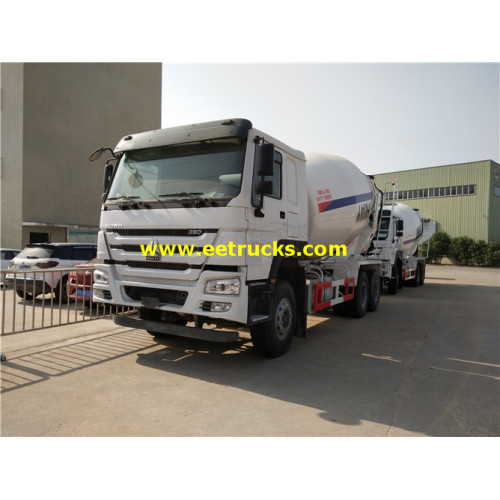 HOWO 4000 Gallons Beton Transit Mixing Trucks