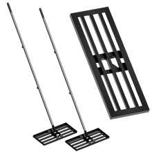 Rubber Handle Lawn Aerator Spiked Roller for Extreme Sports Ground Plate Coring