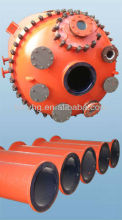 glass lined agitated reaction vessel