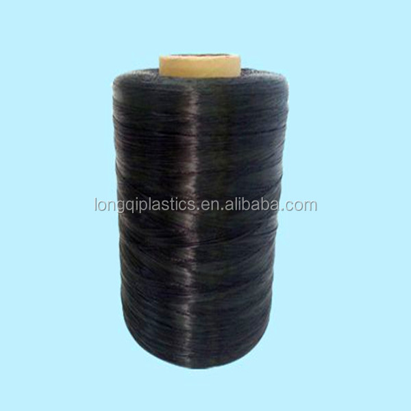 UV stabilized polyethylene monofilament type yarn