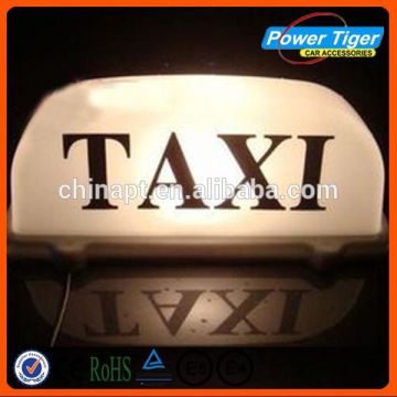 waterproof fashion colorful car led taxi light