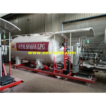 15000 Litros 6ton Mobile Skid Propane Stations