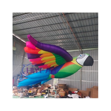 Oxford Fabric Giant Inflatable Parrot: A Vibrant Cartoon Advertisement Decor