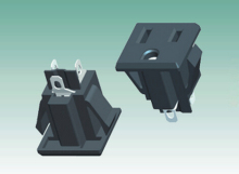 Shanghai Sinmar Electronics DB-F-1 Power Sockets 5A250VAC 3PIN Sockets Solder Terminal Sockets