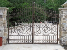 Oriental Wrought Iron Gate FG-094