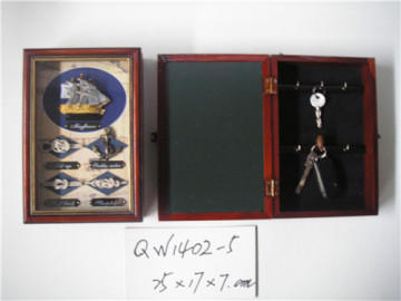 Key Box Mayflower Ship Model