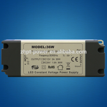 24v led power supply 36w for led indoor lighting