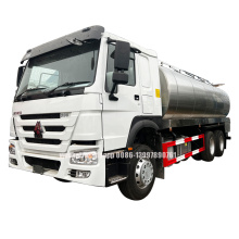 Sinotruck 20000 Liters Food Grade Trade Staflic Steel Tanker Truck Truck