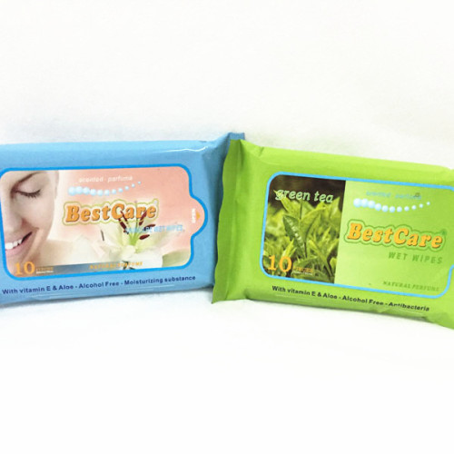 Private Label Organic Antibacterial Wet Wipes For Women