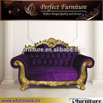 Purple new classic furniture sofa set PFS4002