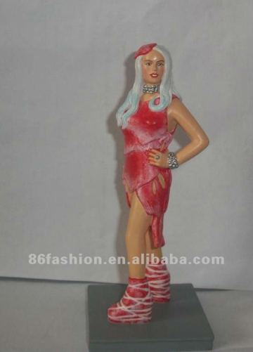 LadyGaGa sculpture,Resin sculpture