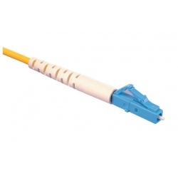 Single Mode Simplex LC Connectors on 2mm Jacketed Fiber
