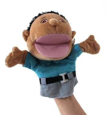 2015 Plush animal puppets,Cartoon Animal Finger Puppet
