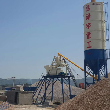 HZS25 Shandong universal hopper lift concrete batching plant