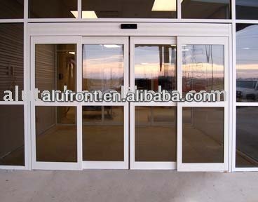 Aluminium Automatic Glass Sliding Door