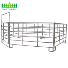 Portable metal horse panels