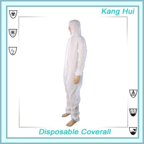 Non-woven fabrics disposable coverall with cap