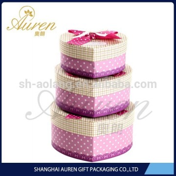 2014 good quality nested paper food grade boxes for cake wholesale