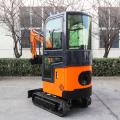 1 ton mini excavator dengan crawler ekstensi