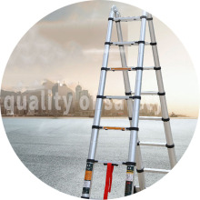 cheap double side a frame 3.8m telescopic ladder
