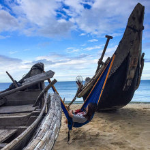 Quick-Hang Suspension System Portable Double Camping Hammock