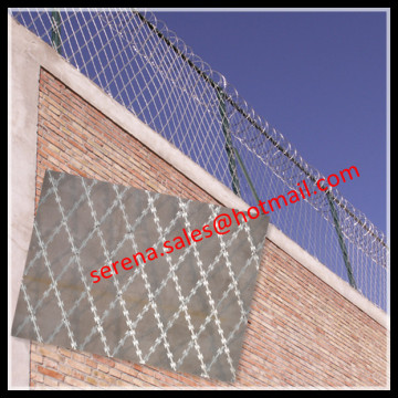 hot galvanized weld razor wire prison fence