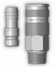 Series 408 High Flow Type--Pneumatic Quick Couplings